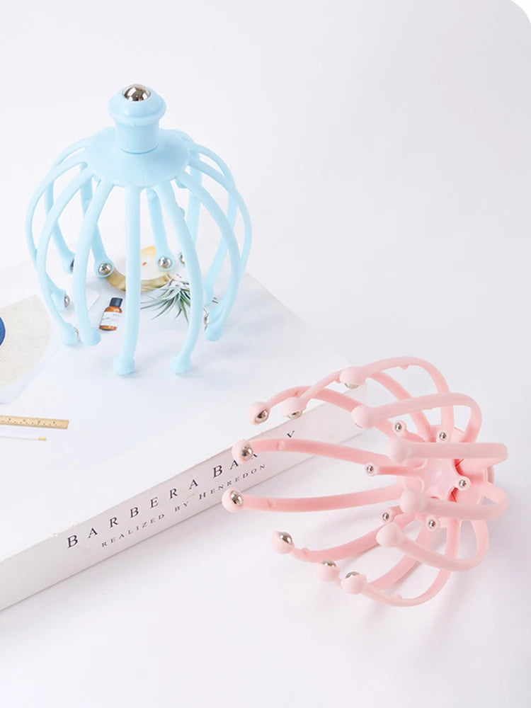 Scalp Massager 18 Finger Handheld Massager a Head Massager Used For Deep Relaxation Stress Relief