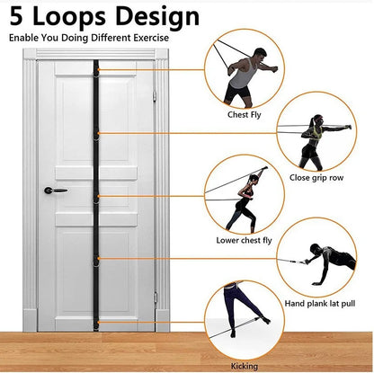 Upgrade Door Anchor Strap for Resistance Bands Exercises Anchor Gym Attachment for Home