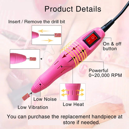 Manicure Tools Nail Drill Machine Professional Nail Sander Gel Polisher