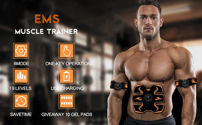 Wireless Muscle Stimulator Fitness Trainer Abdominal FitStim Pro