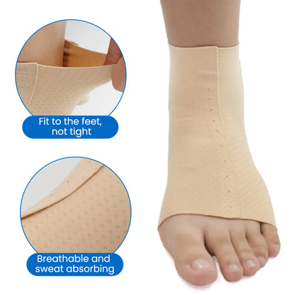 VELPEAU Adjustable Ankle Compression Sleeve for Achilles Tendonitis