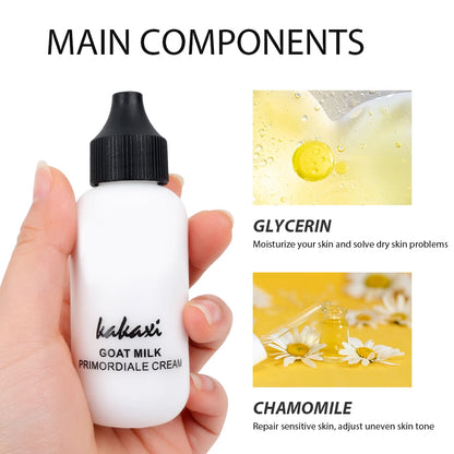 50ml Goat Milk Liquid Foundation Cream Waterproof Oil-control