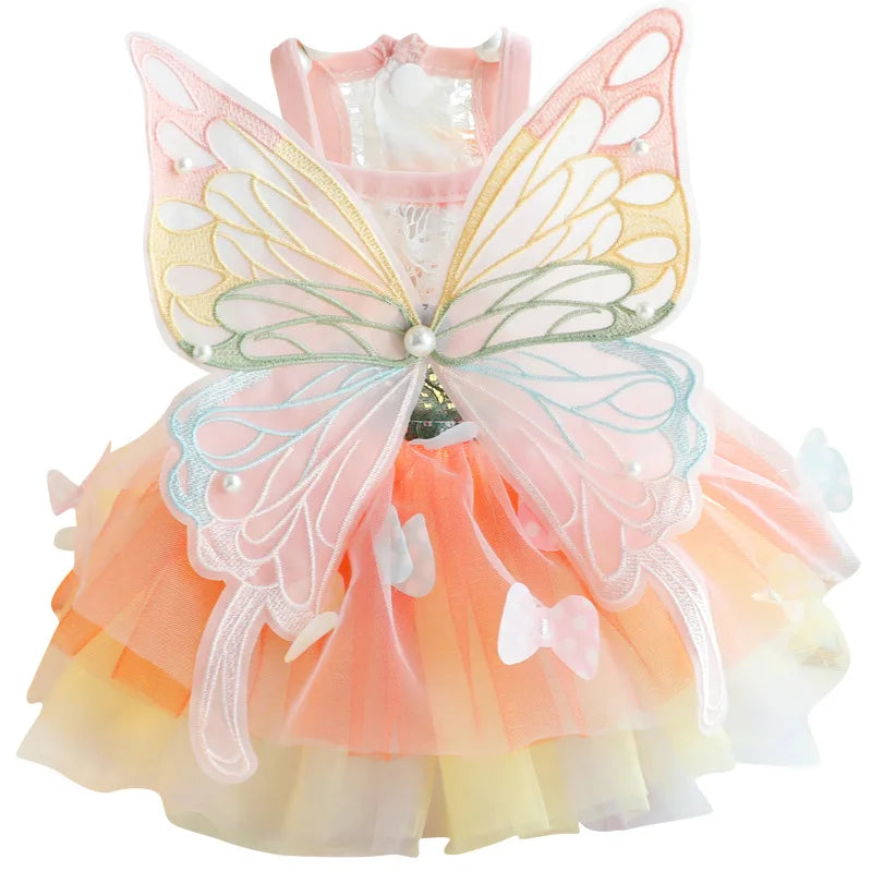 Summer Pet Princess Clothes Pet Dog Dress For Dogs Skirt Summer Dog Wedding York chihuahua poodle For Dogs Skirts Cat Dresses