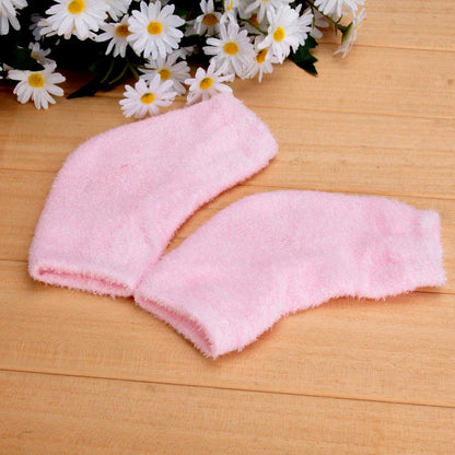 Silicone Gel Heel Socks Feet Soften Cracked Smooth For Cracked Dry Skin