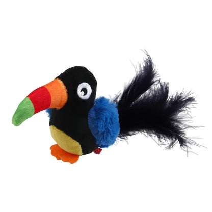 Pet Cat Toy – Sparrow and Mouse Shaped Simulation Sound Stuffed Toy