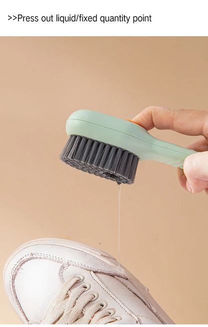 Multifunctional Cleaning Brush Soft-bristled Liquid Shoe Clothes Bush