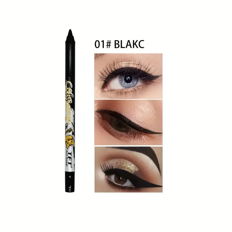Pearly Glitter Colorful Eyeshadow and Eyeliner Gel Pen - Waterproof