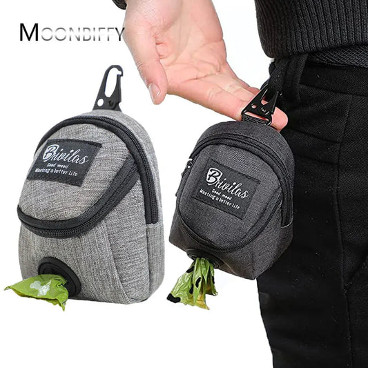 Pet Dog Treat Pouch Poop Dispenser Portable Multifunction Dog training bag