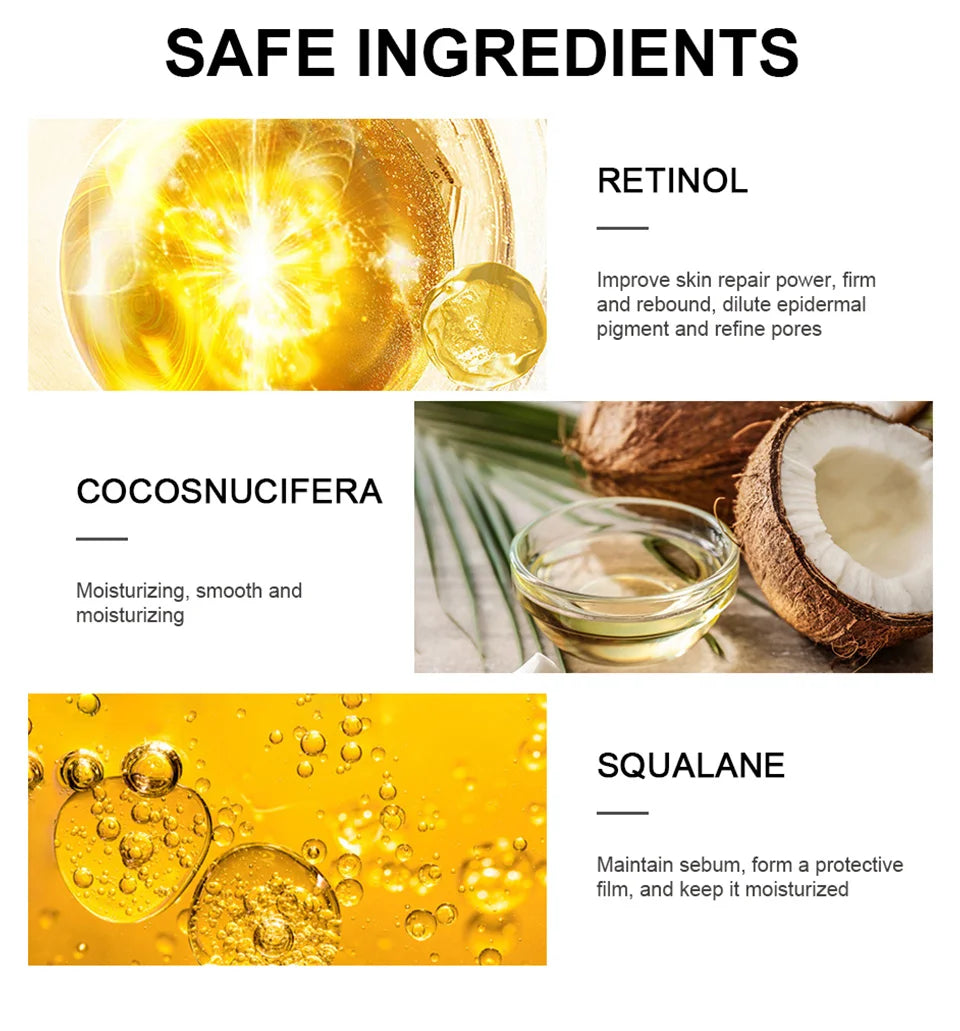Retinol Eye Cream Lightening Dark Circles Firming Skin Instant Eye Repair Serum