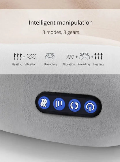 Multifunctional Portable U Shaped Electric Neck Massager Pillow