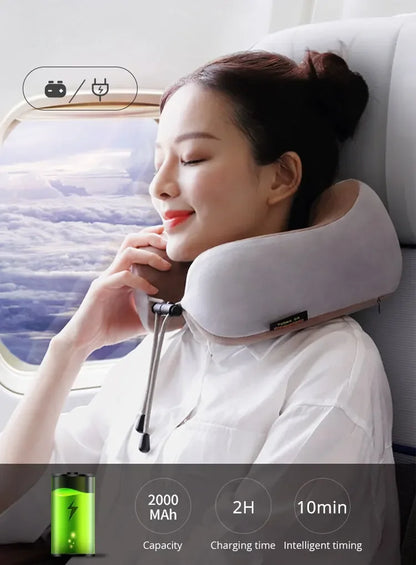 Multifunctional Portable U Shaped Electric Neck Massager Pillow