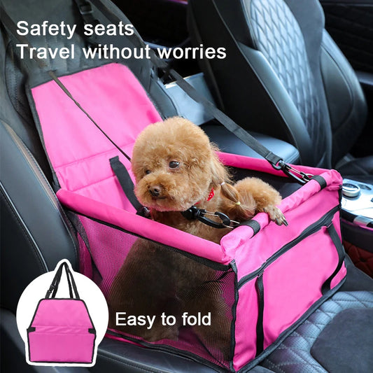 Dog Car Seat Cover Folding Hammock Pet Carriers Bag