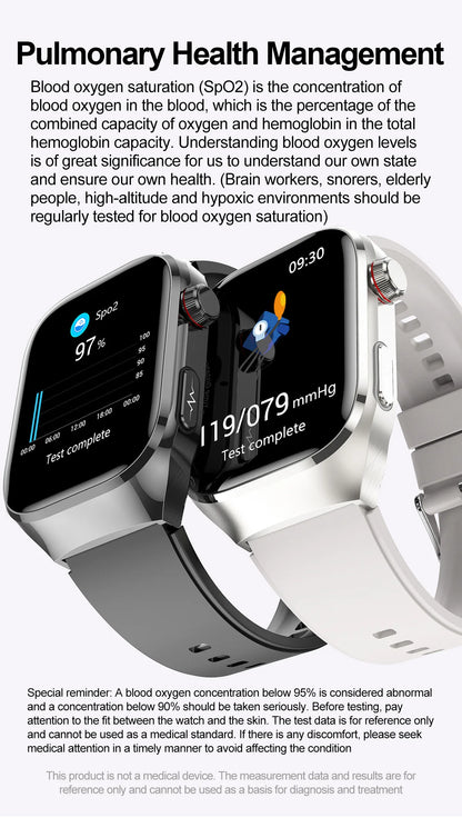 GUHUAVMI Uric Acid Blood Fat Smart Watch – Advanced Health Monitoring at Your Fingertips