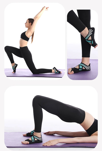 Gym Yoga Shoes Flat Soft Anti-slip Sole Ballet Fitness Dance