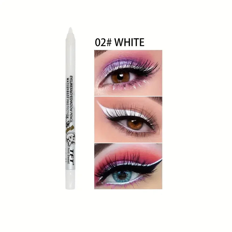 Pearly Glitter Colorful Eyeshadow and Eyeliner Gel Pen - Waterproof