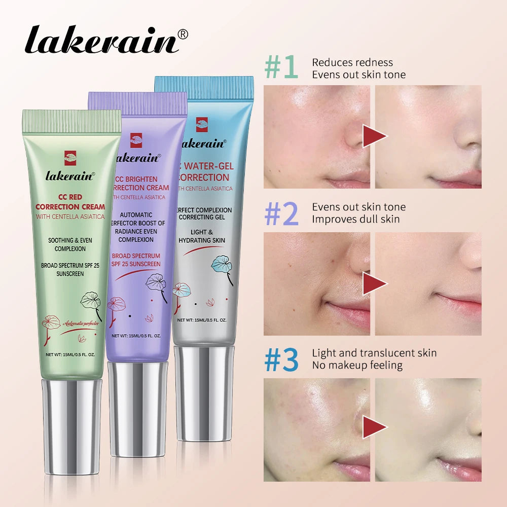 CC Red Correction Cream Primer Moisturizing Waterproof Anti-sweat
