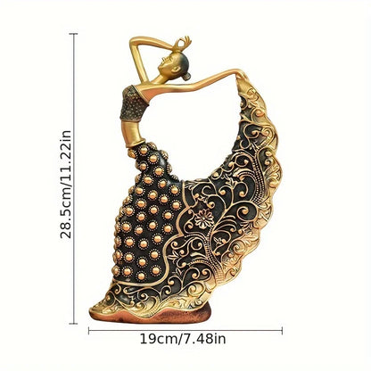 RegalPlume – The Graceful Peacock Dancer Home Deco