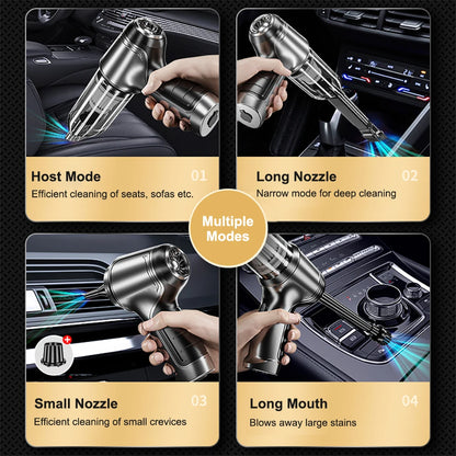 🚗 RAUGEE Wireless Portable Car Vacuum Cleaner – Compact Power at Your Fingertips 🧹