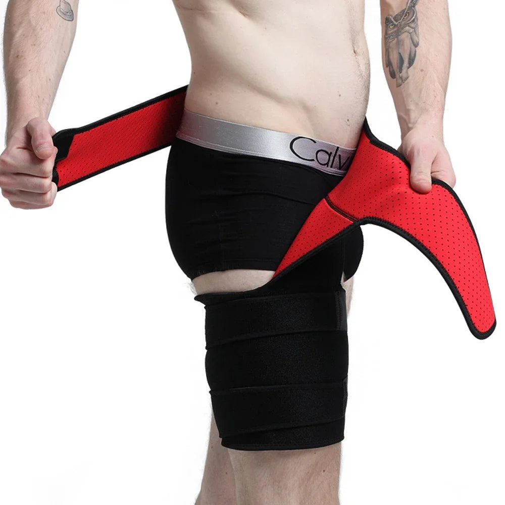 Tcare Thigh Compression Sleeve – Hip Brace for Pain Relief & Support