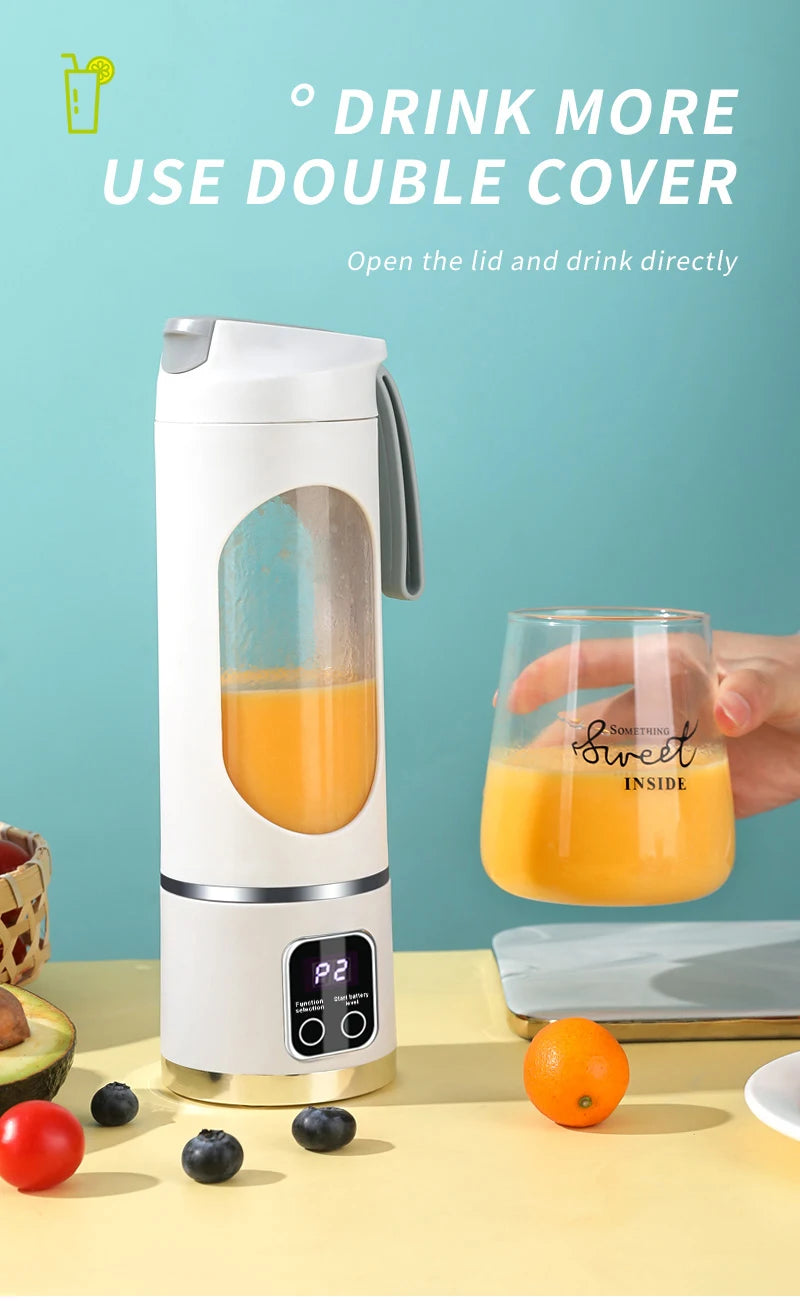 Xiaomi NanoBlend  450ml Fruit Juicer 8 Blades 3 Speeds USB Rechargeable Adjustable