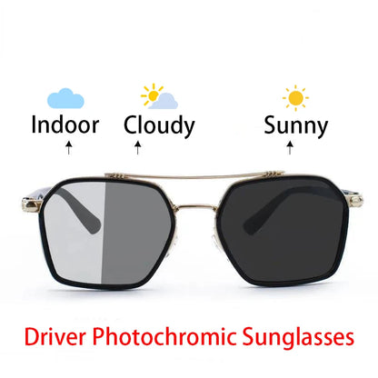 Experience Advanced Eyewear Technology with Intelligent Photochromic Sunglasses UV400 Intelligent Photochromic