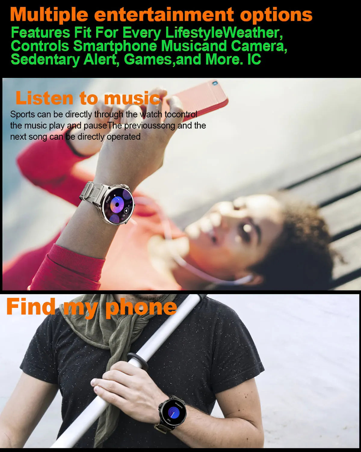 New 1.85-inch Ultra HD Smart Watch with GPS tracking, Bluetooth call, and a 710mAh battery. Perfect for sports and fitness, compatible with Huawei and Xiaomi.