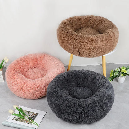 Cozy Winter Plush Pet Nest Detachable and Washable