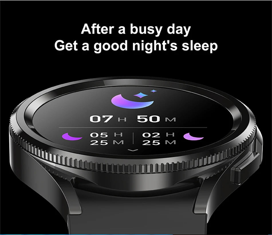 For Samsung Galaxy Watch 6 GPS Sport Smartwatch Men HD Screen GPS Fitness Tracker Waterproof